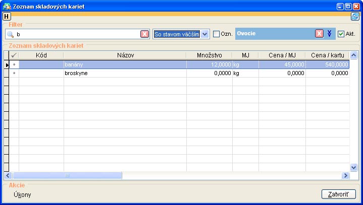 zoznam-skladovych-kariet-s-filtrom