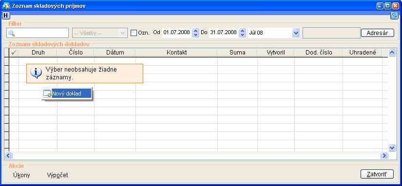 Zoznam skladových prijmov zoznam-skladovych-prijmov