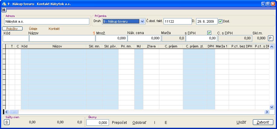 Dodávateľská - príjemka dodavatelska_prijemka