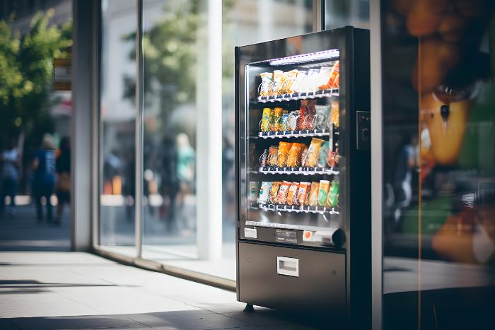 Predajný automat na ulici