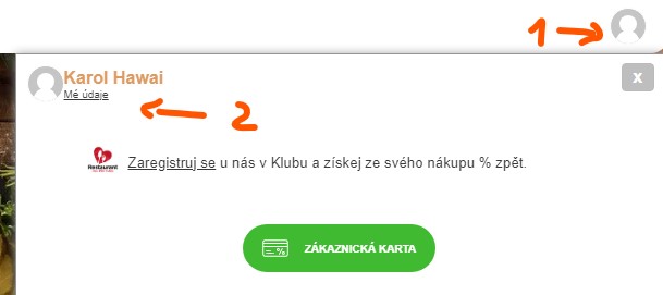 Profil uživatele Profil uživatele