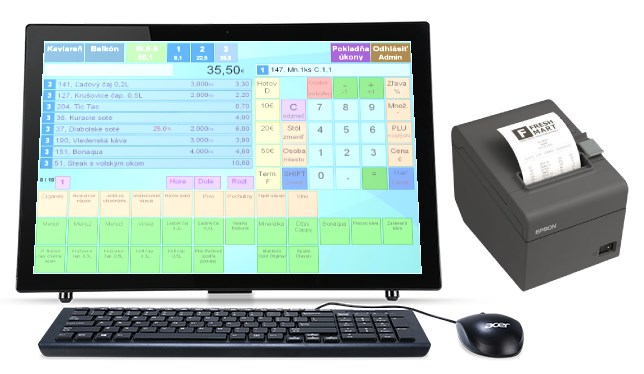 All-in-one Acer Aspire Z1-602 a pokladní tiskárna EPSON TM-T20II