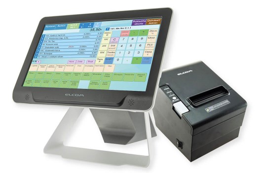 Pokladní POS systém Elcom Bravo a tiskárna Elcom RP 80